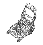 871013NF0A - Body: Seat Frame for Nissan: LEAF Image