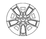 36115A324D8 - Suspension: Wheel, Alloy for BMW Image