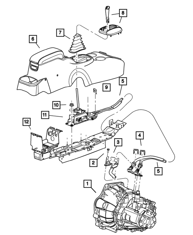 6101611 - NVG Manual Transaxle 5 Speed: Hex Head Screw And Washer for Mopar Image
