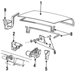 F5VY5440110A - Body: Lid for Lincoln: Town Car Image