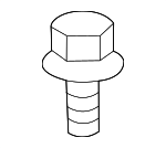 LR043910 - Body: Roof Molding Stud for Land Rover: Range Rover, Range Rover Sport Image