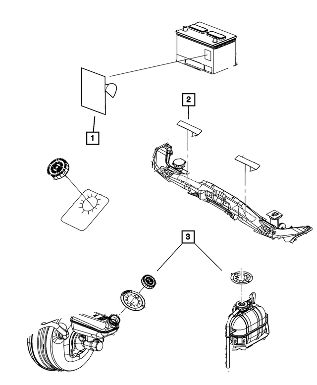 68227802AD - Labels: Air Conditioning System Label for Mopar Image image
