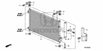 957010605504 - Body/Air Conditioning: BOLT, FLANGE (6X55) for Honda Image