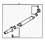 ZZP225100A - : Drive Shaft Assembly for Mazda: B2300, B2500, B3000, B4000 Image