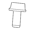 C2D2245 - Body: Latch Bolt for Jaguar: F-Pace, F-Type, XJ, XJR, XJR575 Image