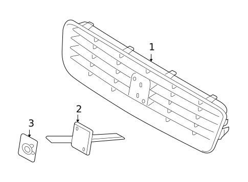 Grille & Components for 2009 Volvo C30 #0