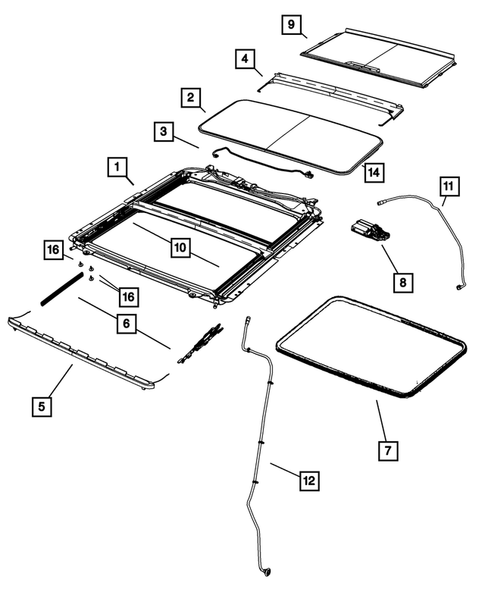 Sunroof for 2011 Ram 2500 #0