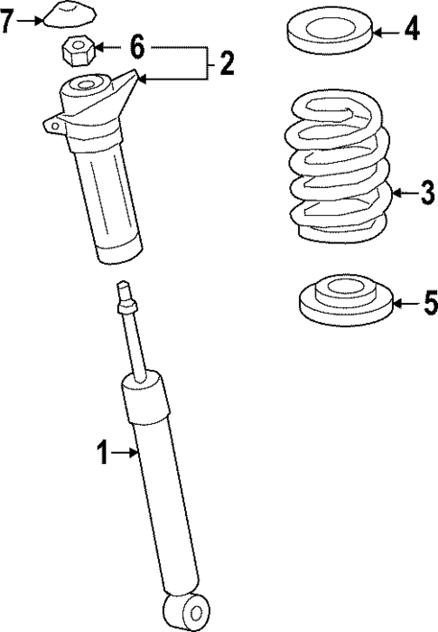 Shocks & Components for 2025 Lexus NX350h #0