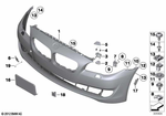 51117285965 - : Trim Cover, Bumper, Primed, Front for BMW Image