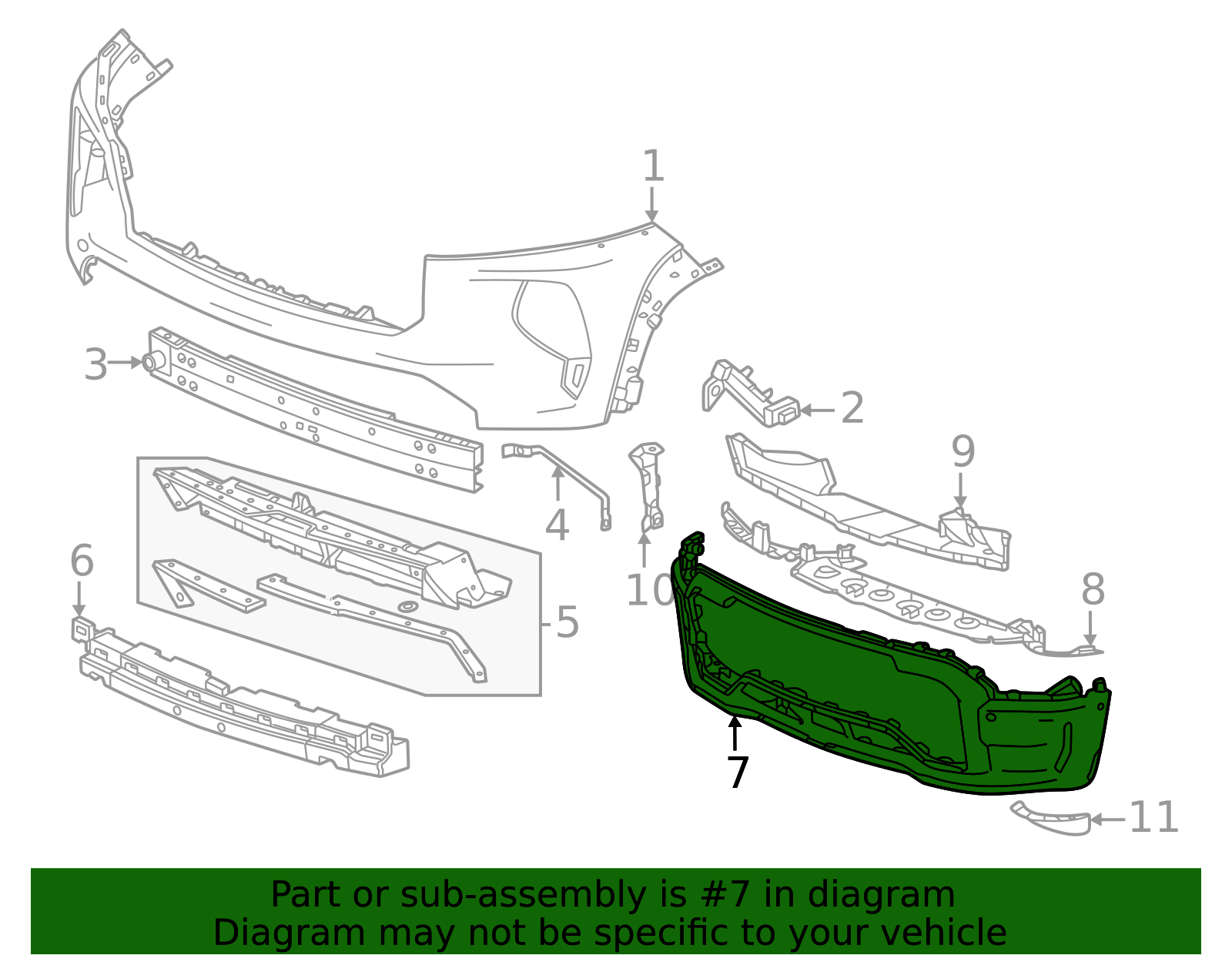 2025 Chevrolet Silverado EV Lower Cover 85799145 GM | GMPartsDirect.com