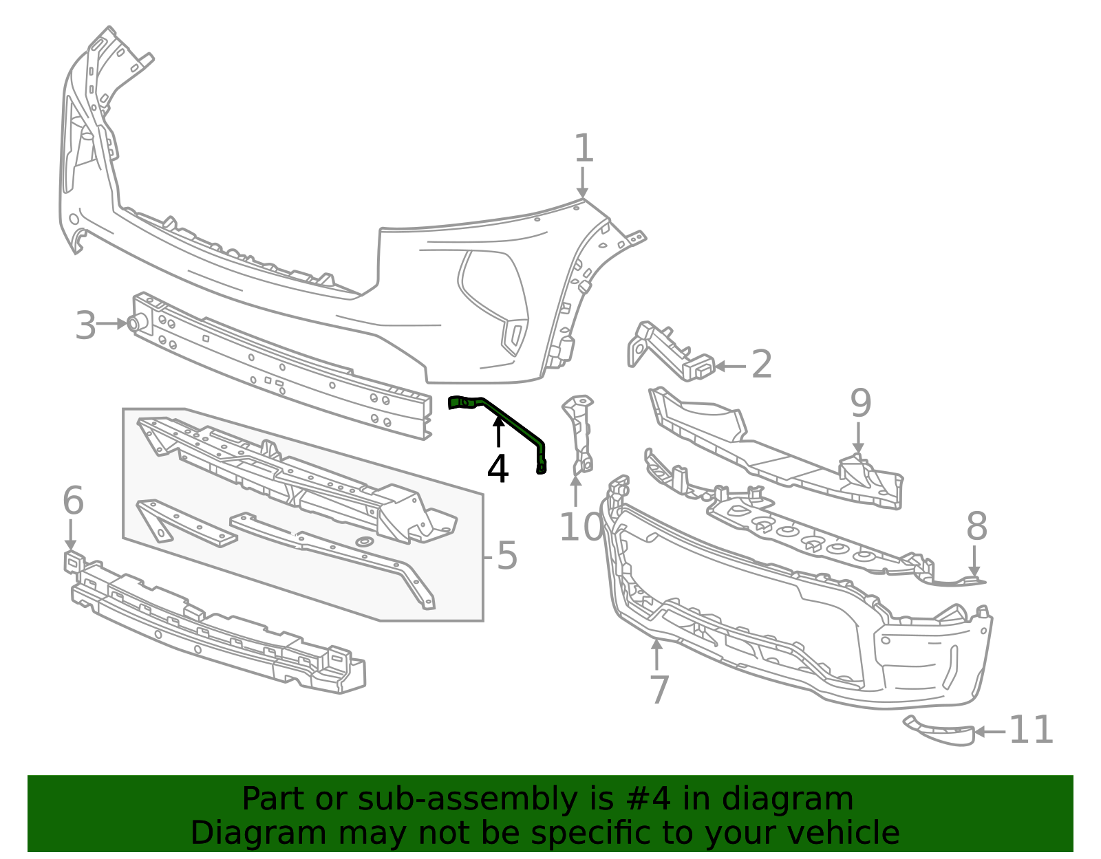 2024-2026 GM Bracket 86778492 GM | GMPartsDirect.com