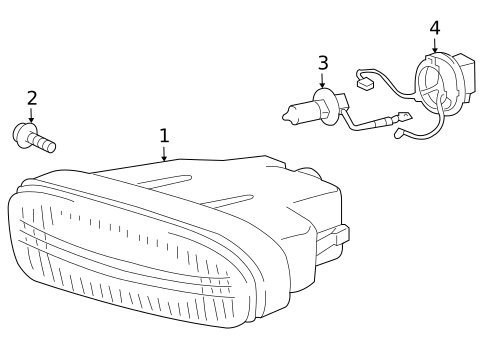 Bulbs - Chassis for 2003 Lexus ES300 #4