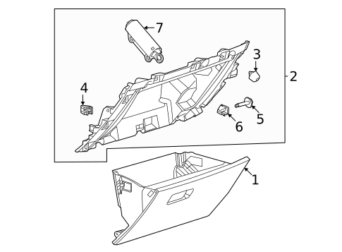 Glove Box for 2022 Ford Mustang Mach-E #0