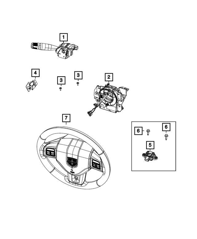 56029560AB - Electrical: Dynamics Sensor for Mopar Image