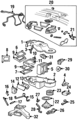 F7LZ19805DA - : Blower Motor for Lincoln: Mark VIII Image