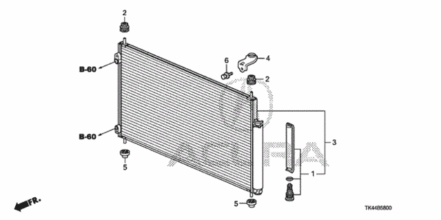 A/C Condenser for 2011 Acura TL #0
