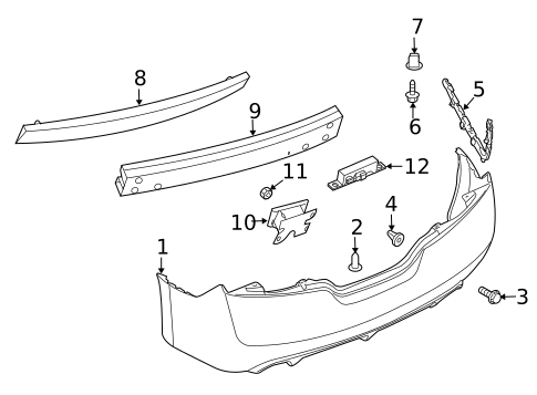 Exterior Trim - Pillars for 2009 Nissan Altima #3