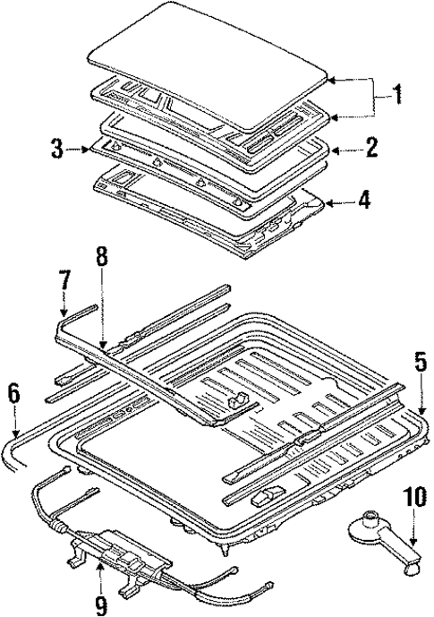 Sunroof for 1988 Mazda 323 #0