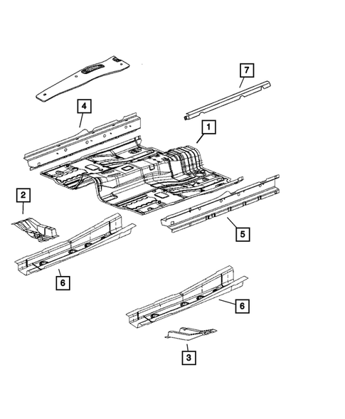 Floor Pans for 2012 Dodge Caliber #0