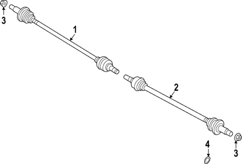Axle Shaft & Joints for 2024 Kia Sorento #1