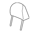 81140TA0A41ZB - : Headrest for Honda: Accord Image