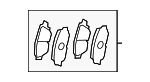 446578010 - : Brake Pads for Toyota Image