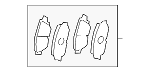 446578010 - : Brake Pads for Toyota Image
