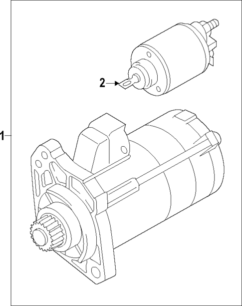 Starter for 2015 Audi RS7 #1