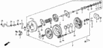 934020601208 - Chassis: BOLT-WASHER (6X12) for Acura Image