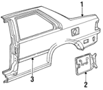 1396308 - Body: Outer Panel for Volvo: 780 Image