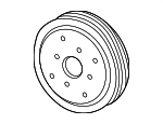 6M121031D - Cooling System: Pump Pulley for Audi Image