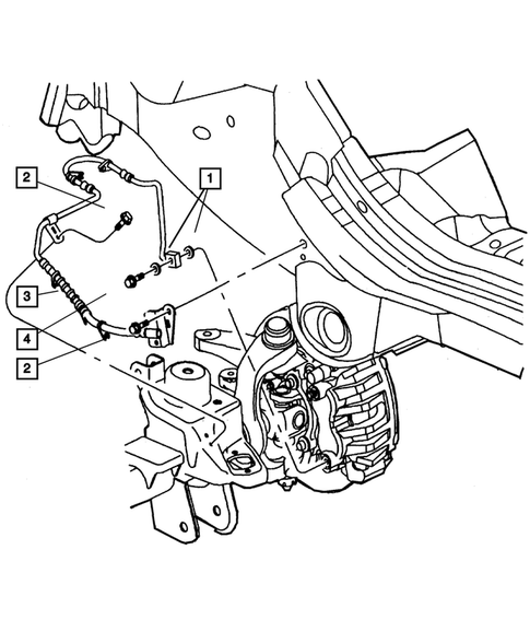 Brake Lines and Hoses for 2001 Jeep Grand Cherokee #2