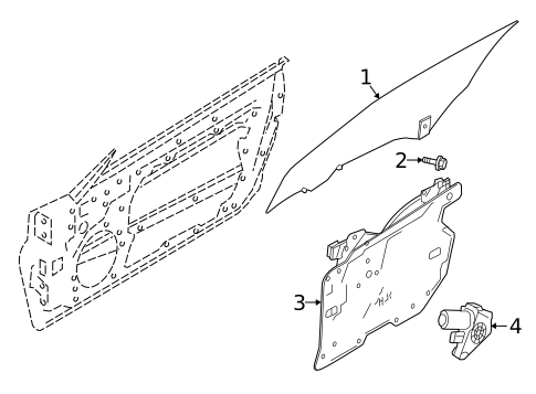 Door for 2021 INFINITI Q60 #0