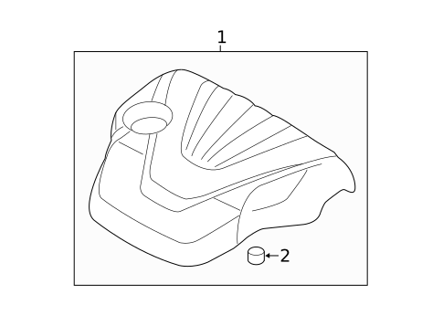 Engine Appearance Cover for 2012 Hyundai Veloster #0