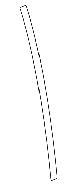 6816850010 - Body: Run Weather-strip for Lexus: LS500, LS500h Image