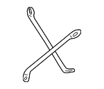 10118753 - Electrical: Alternator Brace for Chevrolet: Blazer, C1500, C2500, C3500, K1500 Pickup, K2500 Pickup, K3500 Pickup, Tahoe | GMC: C1500 Pickup, C2500 Pickup, C3500 Pickup, K1500 Pickup, K2500 Pickup, K3500 Pickup, Yukon Image