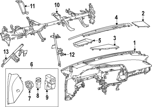 Instrument Panel for 2025 Lexus RZ450e #0