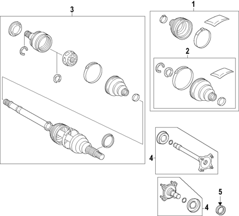 Rear Axle for 2025 Toyota Camry #0