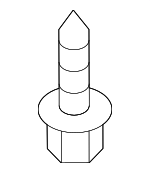 9008016097 - Body: Rear Trim Bolt for Toyota: Camry, Highlander, Sequoia, Solara, Venza Image