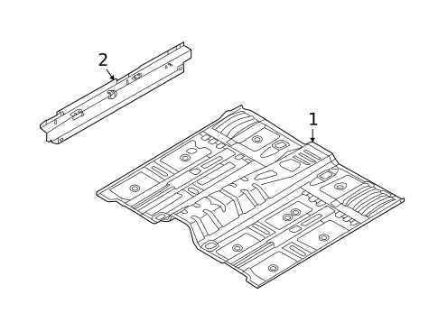 Floor & Rails for 2024 Kia Sorento #1