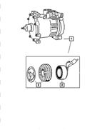 2AMA56336A - Air Conditioning &amp; Heater: Air Conditioning Compressor for Mopar Image