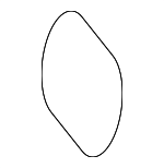 72836SHJA00 - Body: Reflector for Honda: Odyssey Image