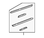 8P05SDN1A0 - Body: Body Side Molding for Honda: Accord Image