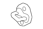5715A009 - Body: Door Lock Striker Plate for Mitsubishi Image