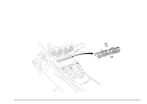 Operating Unit for 2021 Mercedes-Benz AMG GT Black Series #0
