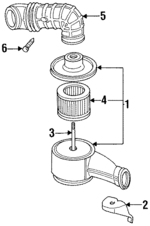 25099407 - Engine: Air Cleaner Assembly for Buick: Century | Oldsmobile: Cutlass Ciera, Cutlass Cruiser Image