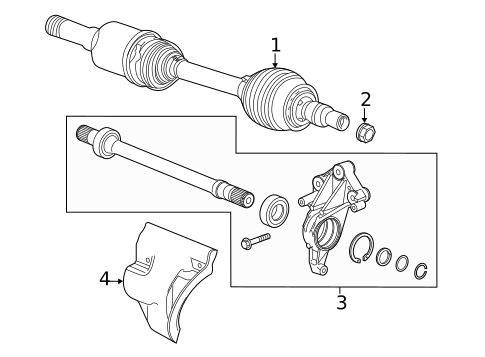 Drive Axles for 2023 Buick Envision #0