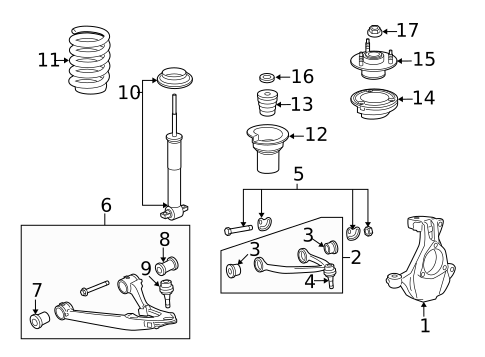 Struts & Components for 2012 Cadillac Escalade #1