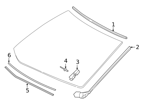 Reveal Moldings for 2025 Lexus ES300h #0