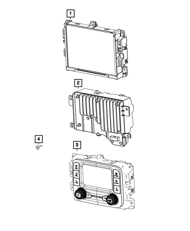 68504645AG - : Multi Media Radio for Mopar Image
